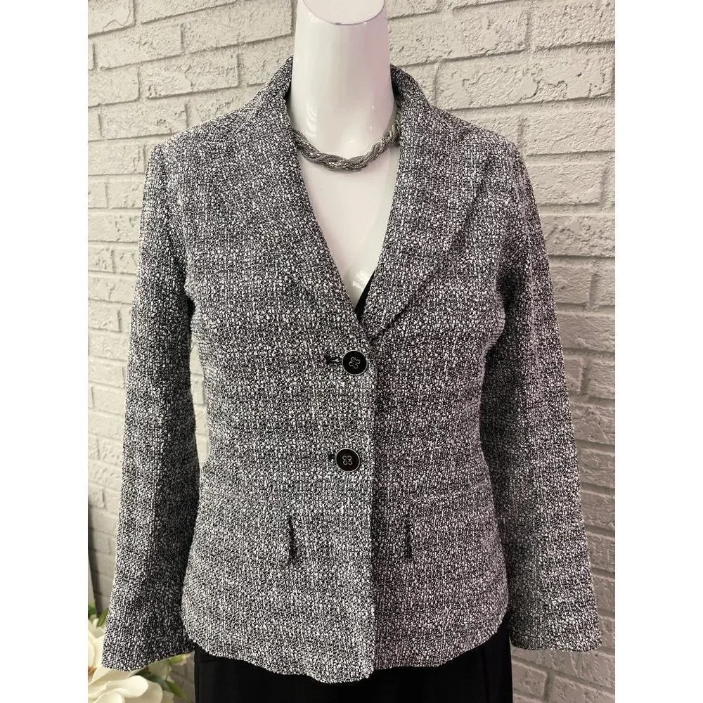 New York & Company Tweed Blazer Size 0 NWT
